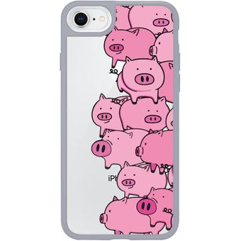 Funda para iPhone 7, iPhone 8 y iPhone SE 2020 - Pig Friends, Switch