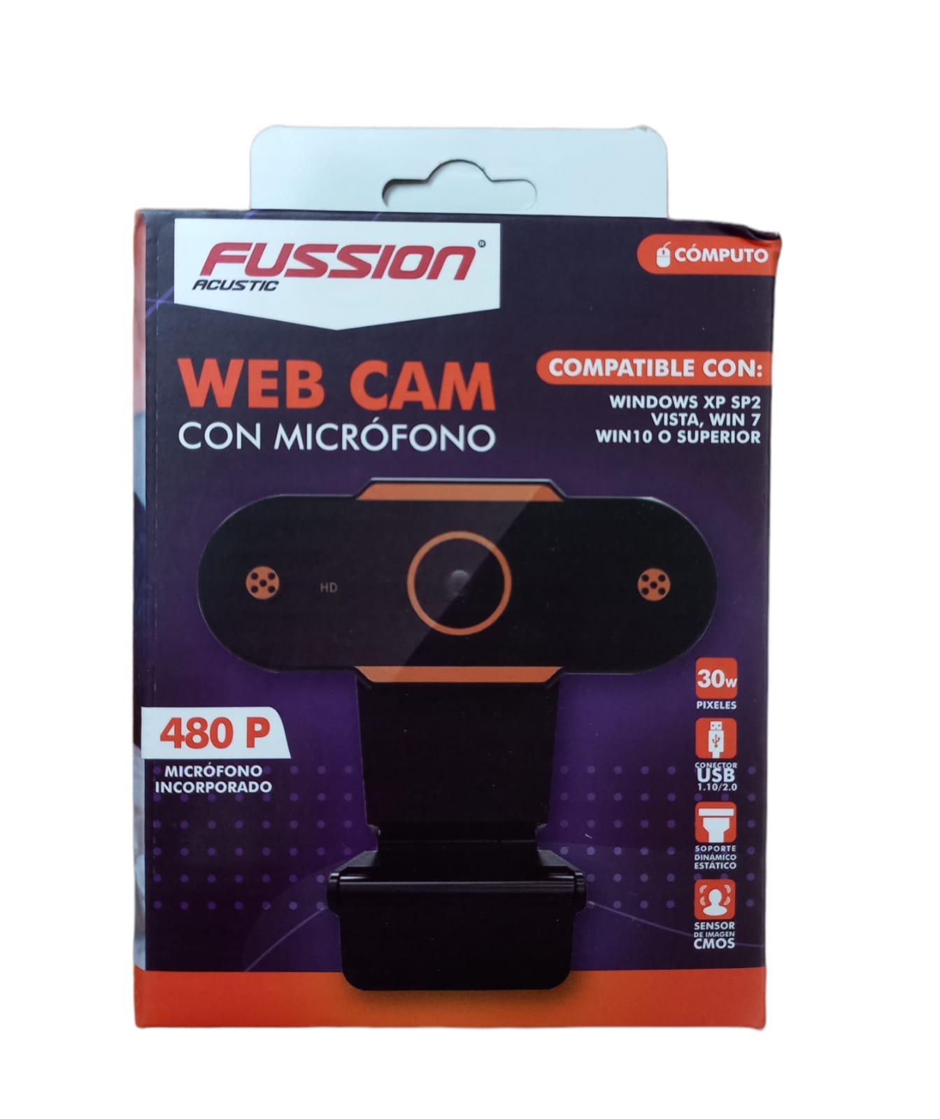Webcam Fussion CAM-06 with Microfono 480p