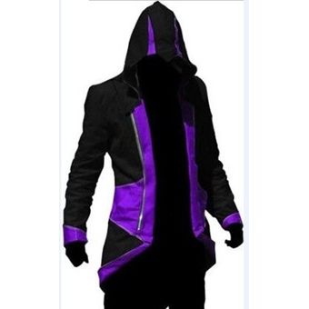#black and purple Assassins  adultos mujeres Streetwear c 