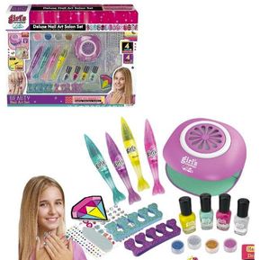 Set para Uñas Niñas en kit  Accesorios Manicure Esmaltes Completo
