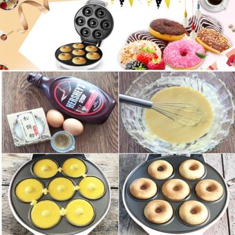 Máquina para Hacer Repostería y Aperitivos de 7 Mini Donas