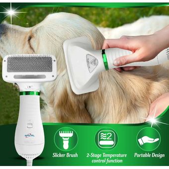 Secador de perros para mascotas, portátil, rápido, fácil, herramienta  profesional para el pelo de mascotas de bajo ruido, secador de perros y