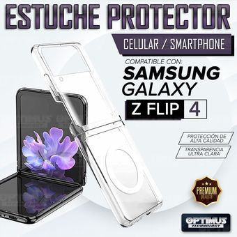 Funda Case protector Para Samsung Galaxy Z Flip 4 5G - NEGRO GENERICO