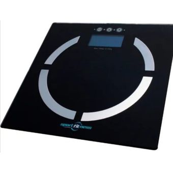 NUTRI FIT Báscula digital de baño de peso corporal IMC, escala de medición  de peso precisa, pantalla de retroiluminación grande y tecnología Step-On