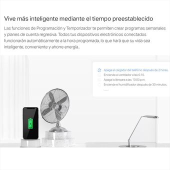 Enchufe Inteligente TP-LINK 2.4Ghz Wifi (TAPO P100 V2)