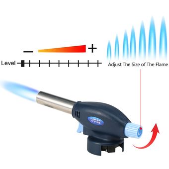 quemador de Gas de soldadura de calefacción #2PCS Soplete de pistola de llama de Gas para soldar al aire libre 2 uds. encendedor de Gas de encendido piezoeléctrico de butano llama 