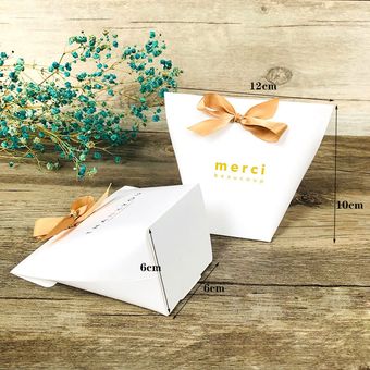 bolsa embalaje de regalo de boda Bolsas de papel Kraft para dulces 