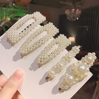 1 Juego de horquillas elegantes para el cabello de perlas accesorios para el cabello de verano para mujer horquillas para el cabello herramientas de estilismo horquillas para el cabello 