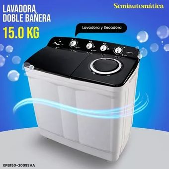 Lavadora automática 15kg gris TCL