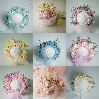 #Yellow 0-10 años recién nacido Floral sombrero bebé adul 