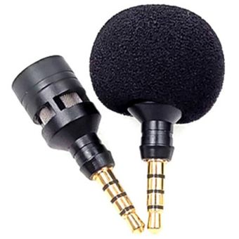 Micrófono de micrófono pequeño portátil Micrófono de inserción de 3,5 mm 
