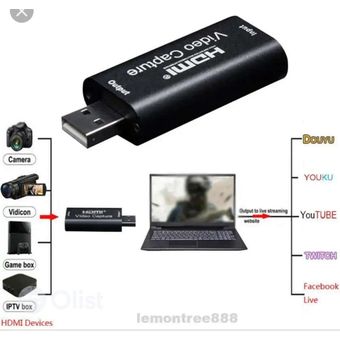 CAPTURADORA DE VIDEO HDMI 4K USB 2.0, Sin Marca en Colombia desde