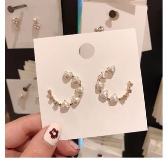 Pendientes De Luna De Estrella De Cadena Femenina Pendientes 