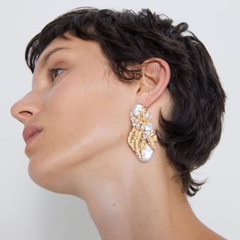 o Multi-Layer Cadena Collar Diamante Completo Mariposa Amor Moda Pendientes 