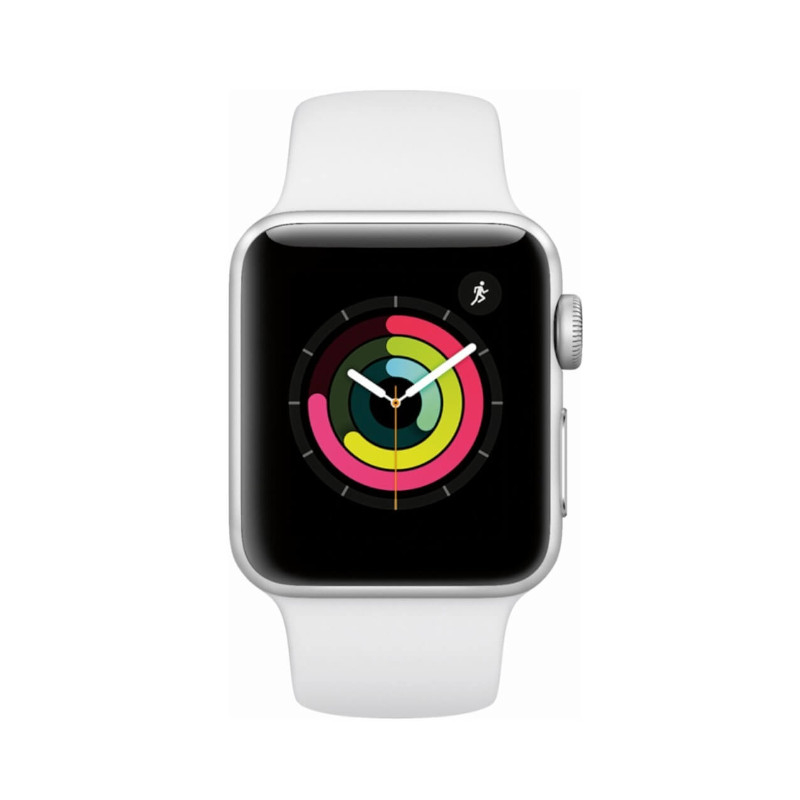 Apple Watch Series 3 (GPS) con caja de 42 mm de aluminio en plata
