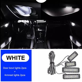 4uds Universal Reposabrazos De Coche Tazon Interior Luz Decorativa Manija De Puerta Fresca I Chun Linio Peru Ge582hl14ei7rlpe