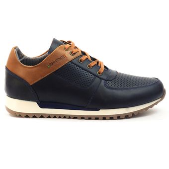 Tenis casuales hombre color azul marca SAN POLOS Linio Colombia