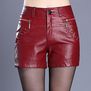 Rojo Pantalones Cortos de Cadera para Mujer-Rojo 43-
