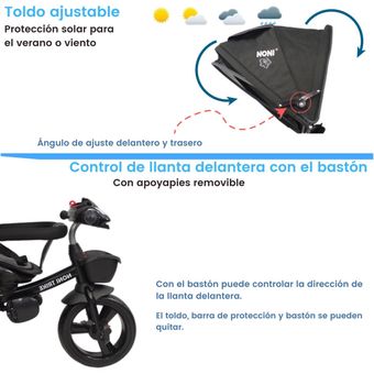 Silla Bicicleta Niños Trasera Requiere Parrilla C/ Posapies