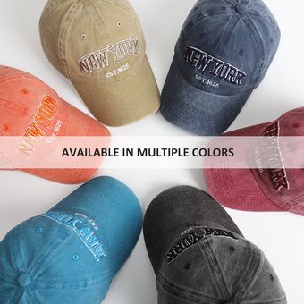 sombrero d Gorra de béisbol Retro de Nueva YORK para hombre y mujer 