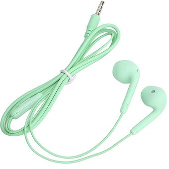 Aud fonos Cable Plano Batri b07 Verde Control Volumen