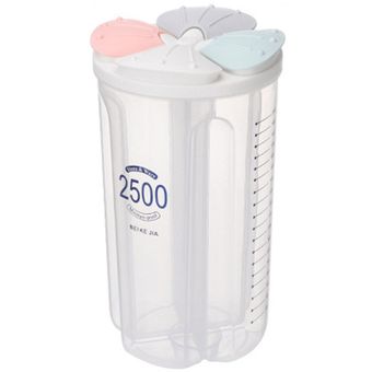 Transparentes selladas tanque con cubierta transparente Escala cóncavos Líneas En Botella Cuerpo 