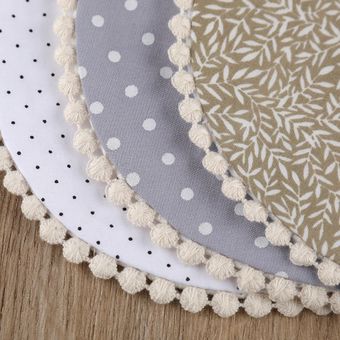 Baberos bordados de algodón para recién nacidos,toalla de 