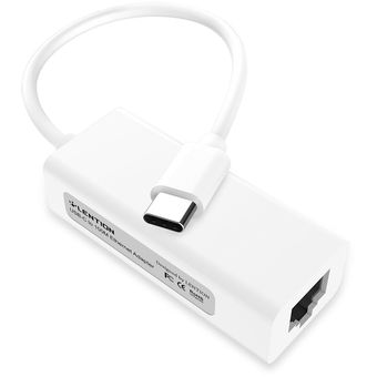 Adaptador Usb Tipo C A Rj45 Ethernet Lan Cable Mac Internet