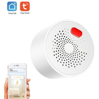 WiFi Detector de Gas inteligente Sensor de humo Alarma de incendio Sensor de Gas de carbon CUI 