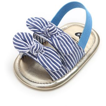 verano de bebé sandalias de moda novedosa Infantil Niño niña Zapatillas Newbron bebé en primer lugar los caminantes cuna zapatos mariposa Nudo 