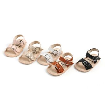 Sandalias de verano para bebés zapatos antideslizantes suaves para niñas y niños de 0 a 18 meses 
