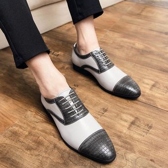 Zapatos Oxford para hombre Zapatos formales de cuero 