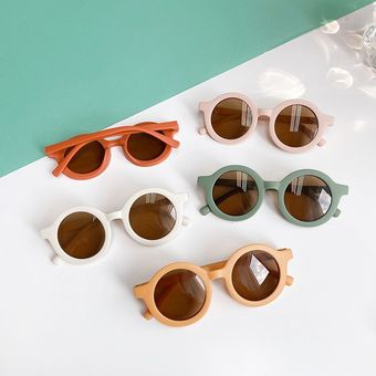 anteojos de sol infantiles con protección UV Gafas de sol redondas con forma de oso para niños y niñas estilo clásico 2021 