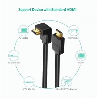 Cable hdmi best sale 90 grados