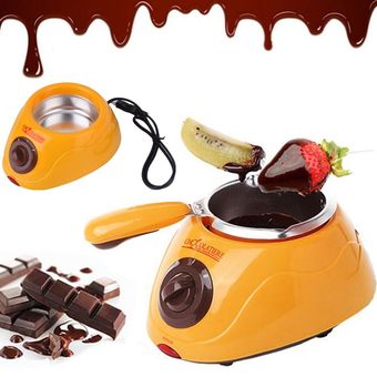 Chocolate caliente duraderas Crisol fundidor Fondue eléctrica de la Máquina Herramienta de bricolaje 
