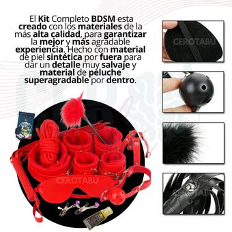 Kit BDSM, Saca tu lado más salvaje con SAO kit