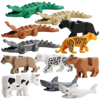 Huilopker Animal Figures Model Big Building Blocks Set Puzzle Niños Ju 
