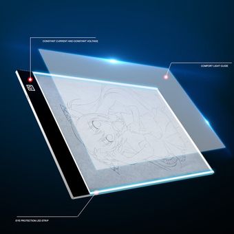 tableta digital LED LED caja de luz de control táctil dibujo regulable   tablero de la placa del panel de la almohadilla de tabla de animación rastreo 