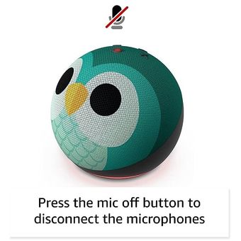 Echo Dot Echo Dot 5th Gen Kids asistente virtual Alexa owl