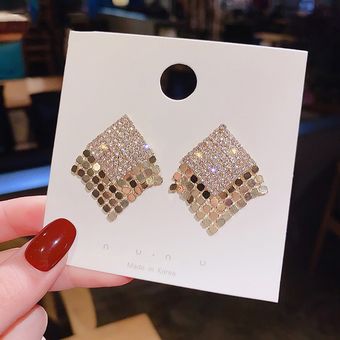 Colgantes Redondos De Cristal De Moda Pendientes Pendientes 