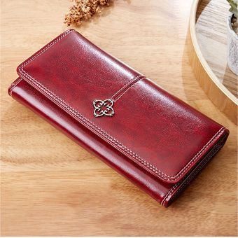 New Women's Wallet portfel damski Money Bag Lady Long Leather Clutch Bag Wallet Card Holder cartera 