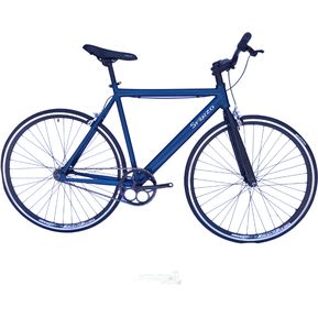 Bicicleta Urbana Fixed Rin 700 Manubrio Recto - Azul