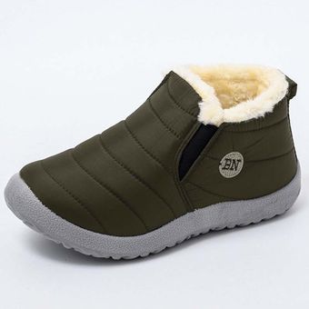 zapatos de piel gruesa para hombre botas de nieve de moda para invierno botas de trabajo informales impermeables zapatos de talla grande para hombre Zapatos de invierno para hombre 