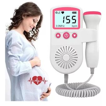 Doppler Fetal, Monitor Frecuencia Cardiaca Bebe, Detector de Latido Fetal,  Regalos Originales para Mujer, Latidos Bebe Embarazada, Fetal Doppler  Monitor, Prenatal, Ultrasonido : : Bebé
