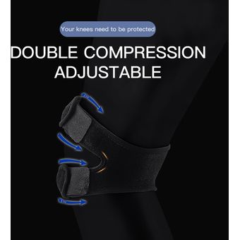 ARBOT rodillera soporte ajustable hebilla doble rótula Cinturón correa Correa soporte carrera baloncesto fútbol Protector de rodillas para deporte 
