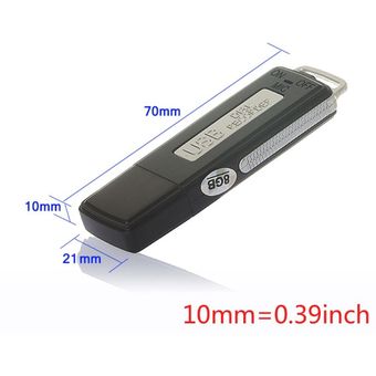 16GB8GB grabación de dictáfono 7 Mini unidad Flash USB recargable 