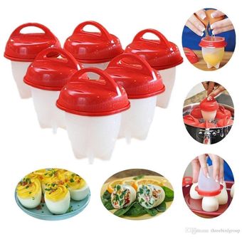 Moldes Cocinar Hervir Huevos Silicone Egg Boil X6 Unidades