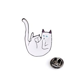 EY Personalidad Cartoon lindo gato Brooch pasadores creativas insignia de Regalo de joyería-Xz365