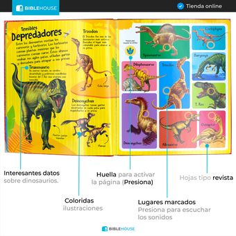 Libro Para Niños Didactico Sonidos De Dinosaurios - Infantil | Linio  Colombia - LE196BK064EPILCO