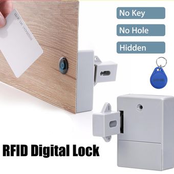 Cajón del gabinete de la Batería Digital Oculto RFID Cerradura sin llave Hazlo tú mismo agujero perforada